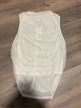 CALIA ruched mock tank top medium new with tags